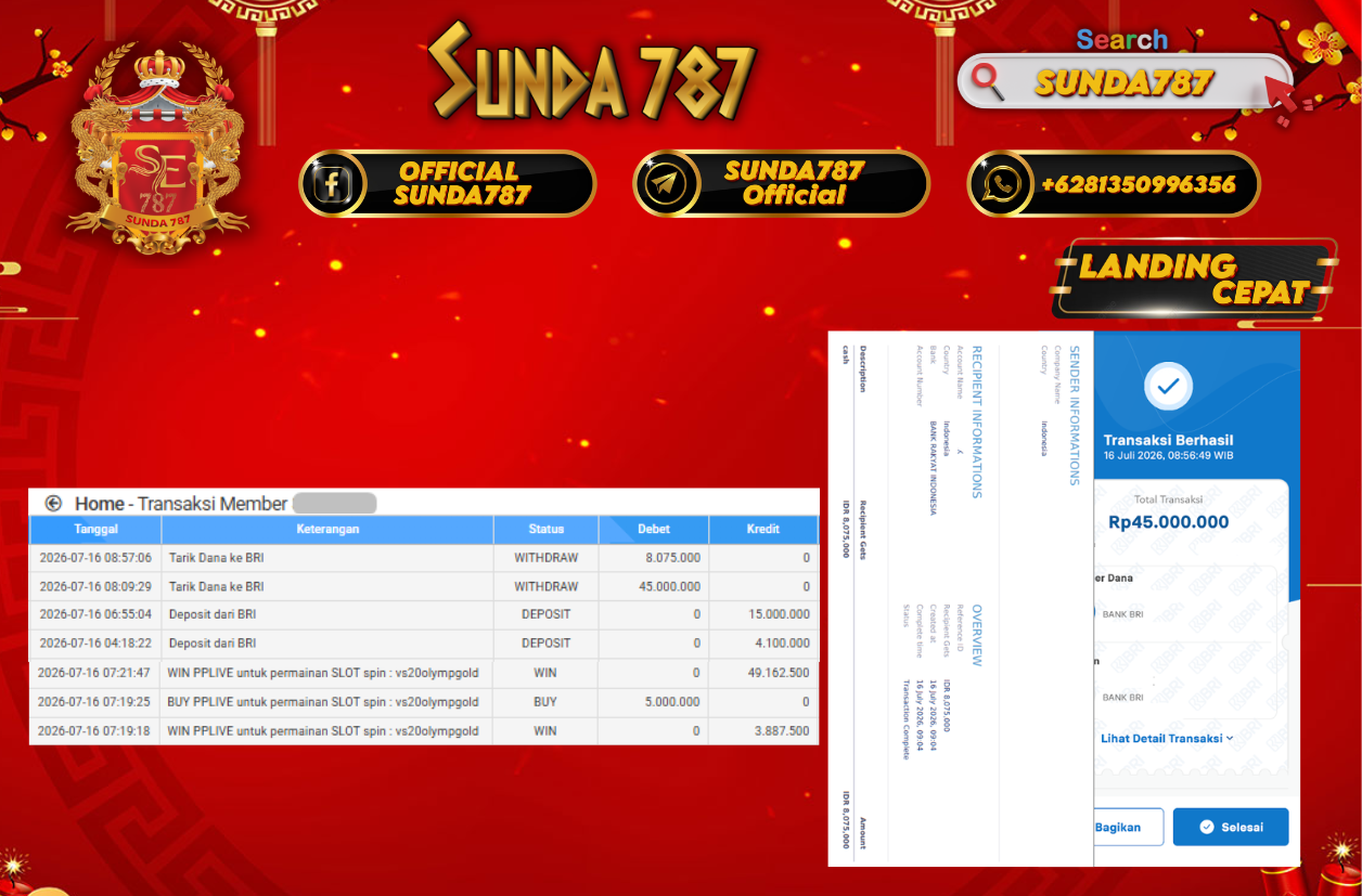 SUNDA787 Jackpot Slot Gates of Olympush Super scatter