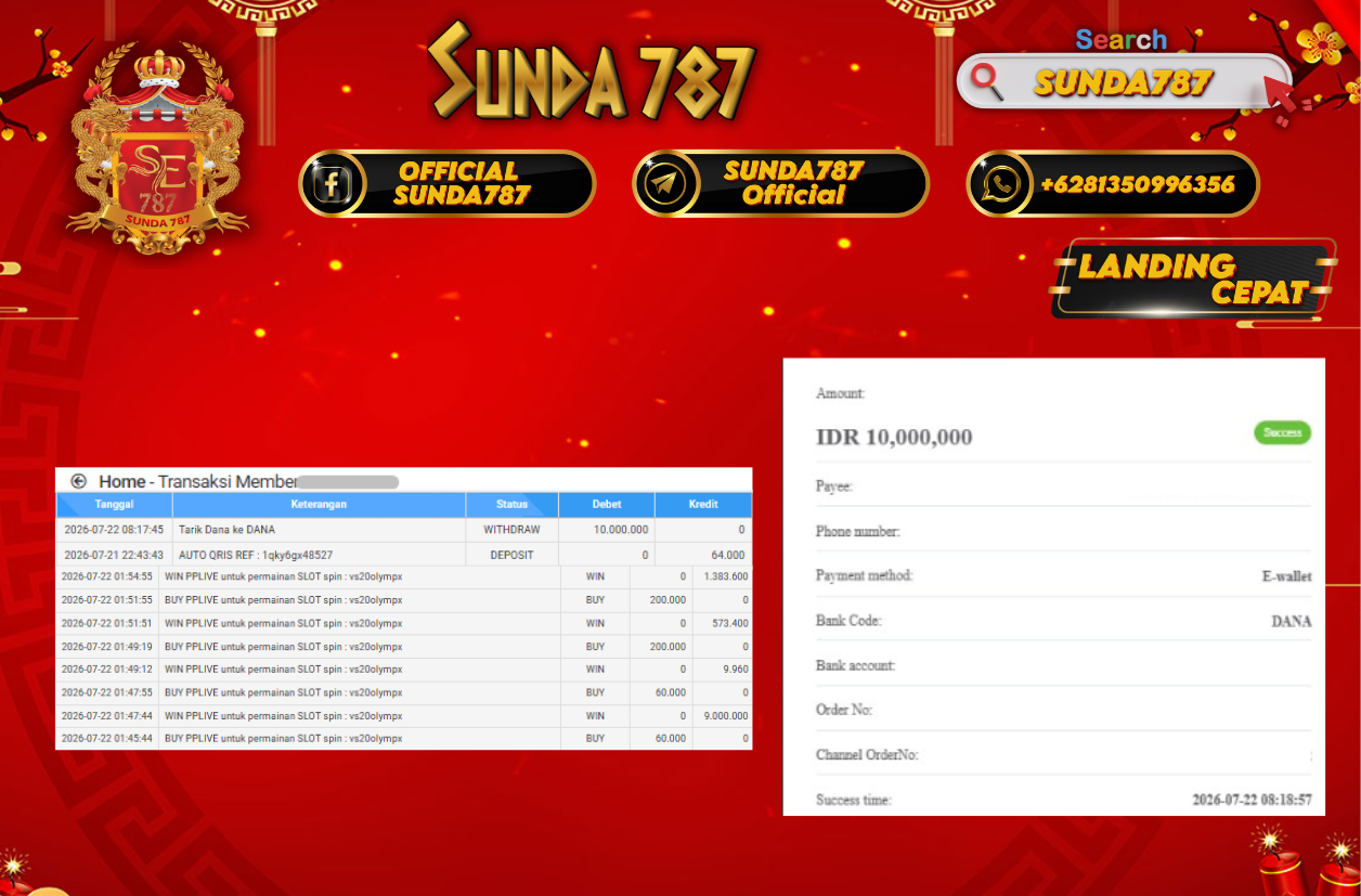 SUNDA787 Jackpot Slot Gates of Olympush Super scatter