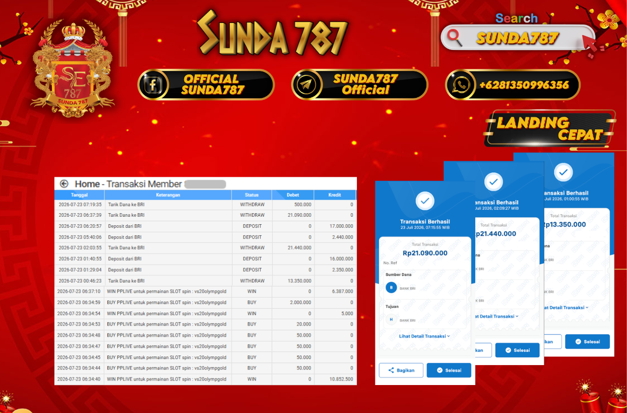 SUNDA787 Jackpot Slot Gates of Olympush Super scatter